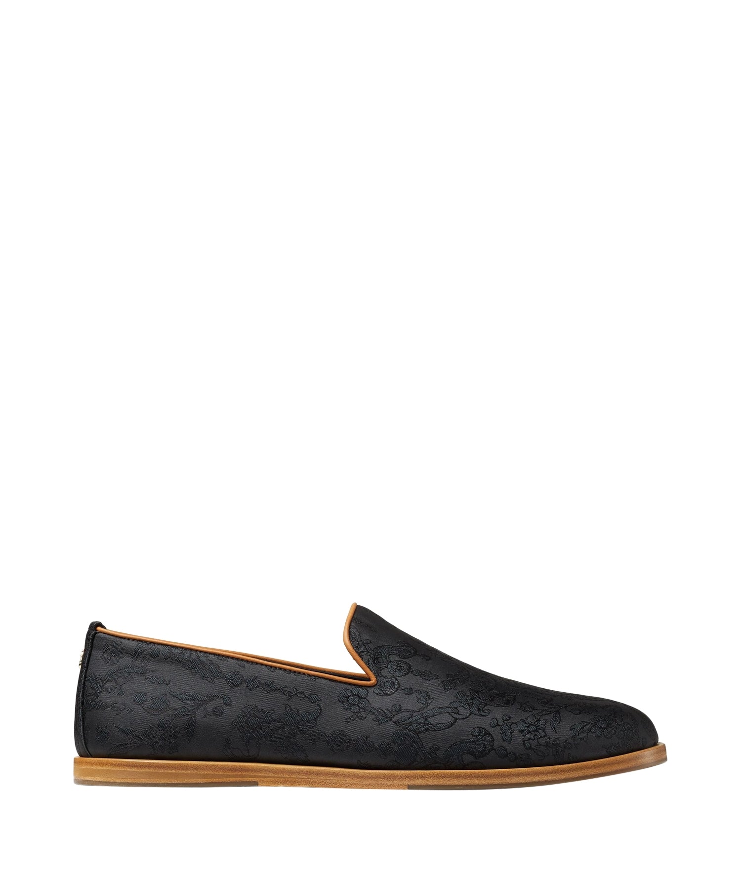 Chaussons Law en jacquard brodé - Black
