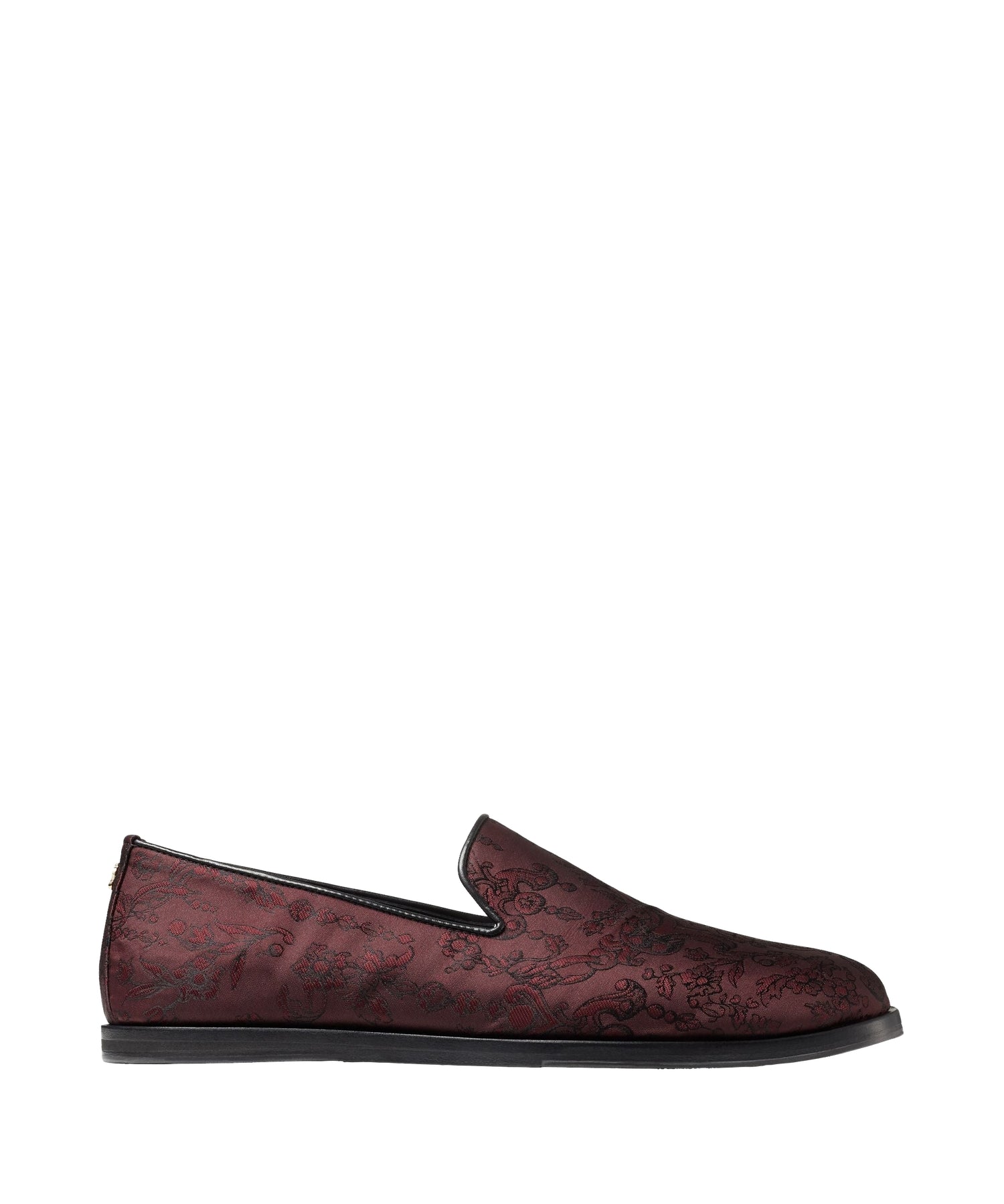 Chaussons Law brodées en jacquard - Bordeaux
