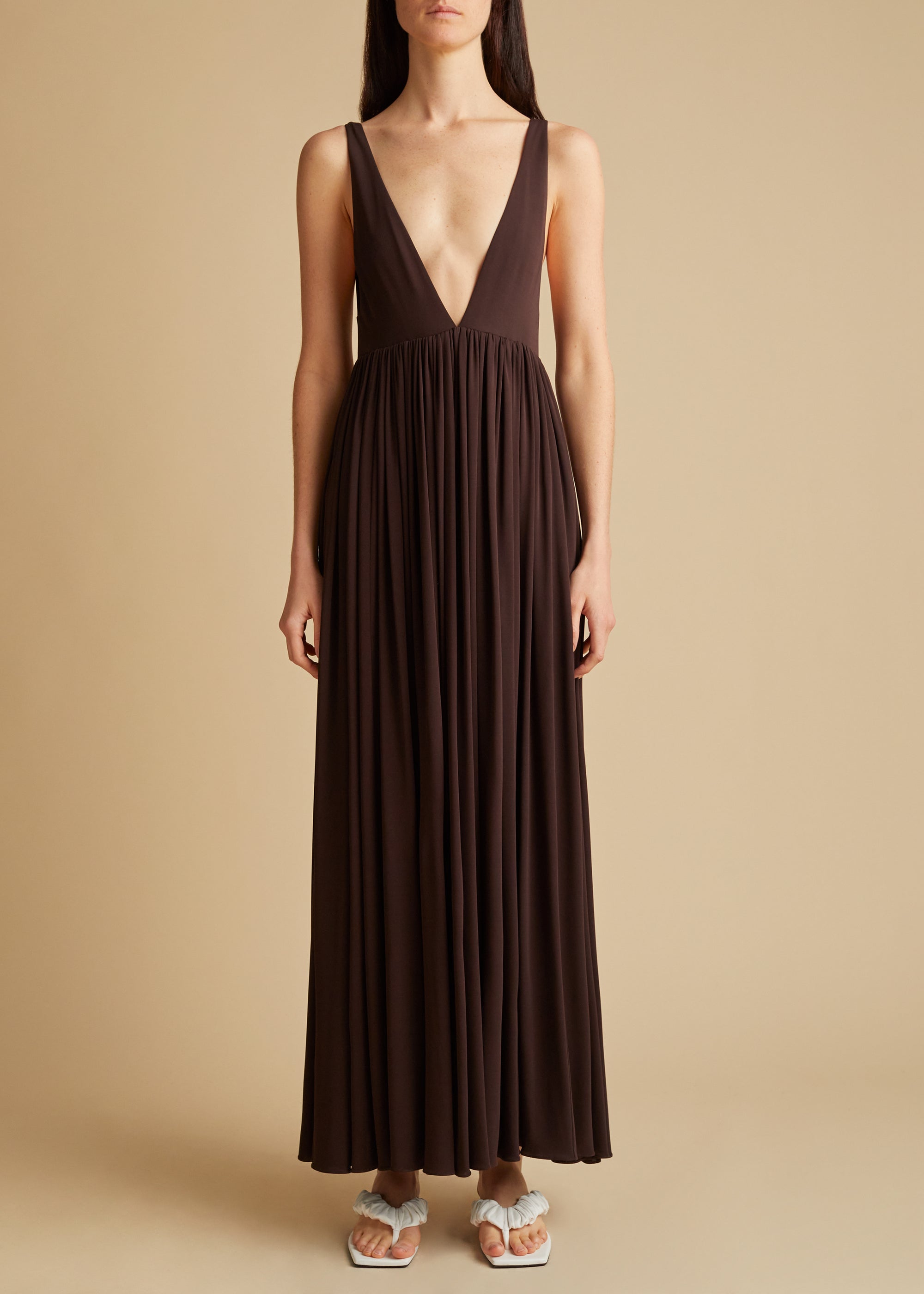 Layas dress - Dark Brown