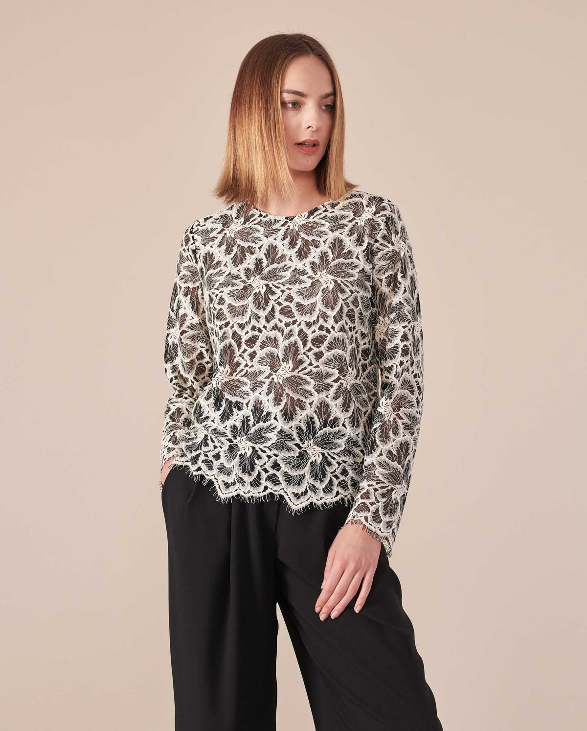 Black / Blouse Lazure