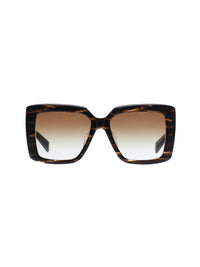 Dark Brown Swirl Gold LA ROYALE Lunettes de soleil