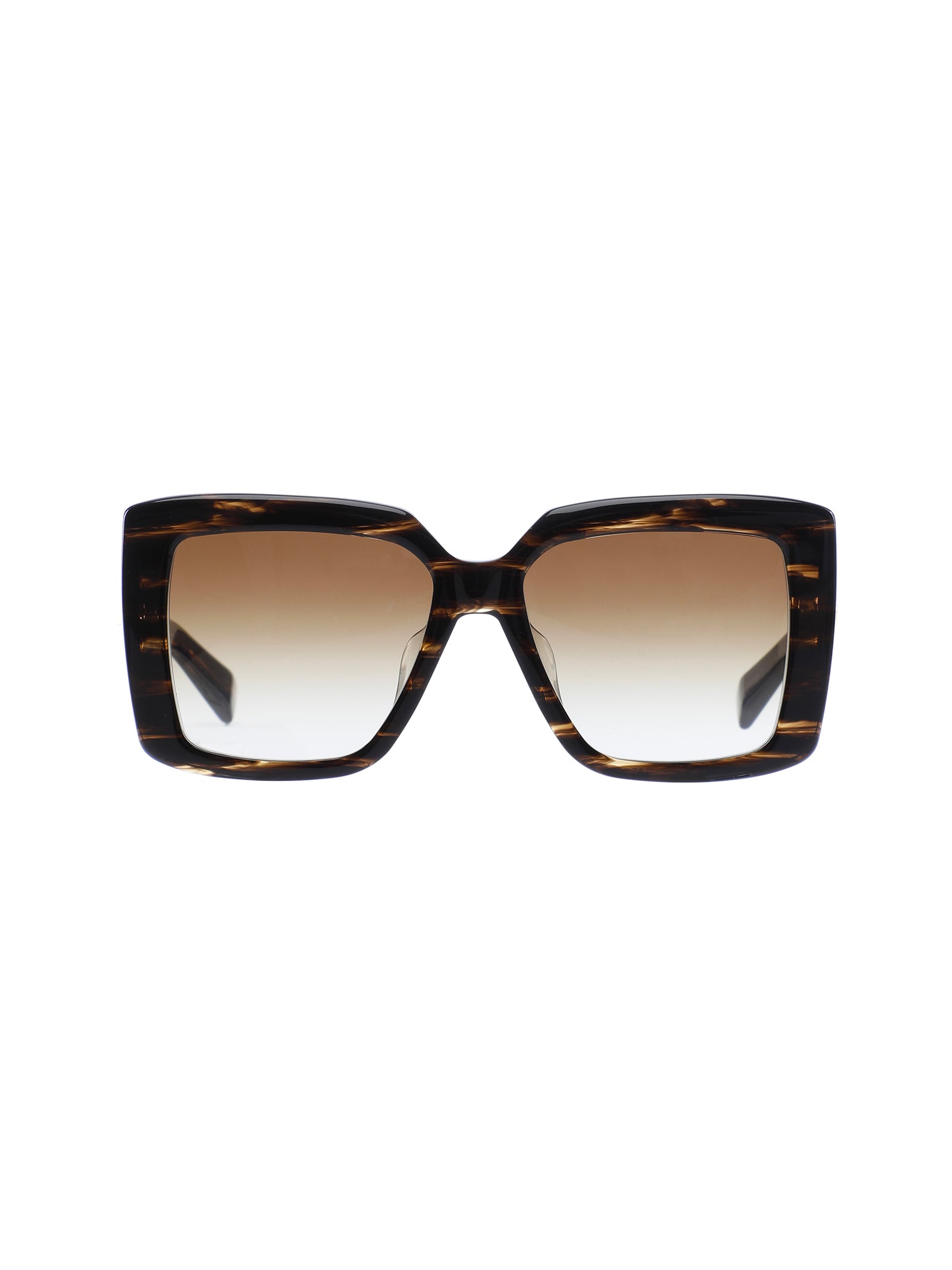 Dark Brown Swirl Gold LA ROYALE Lunettes de soleil