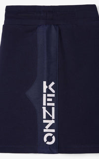 Jupe droite Kenzo logo - Navy Blue