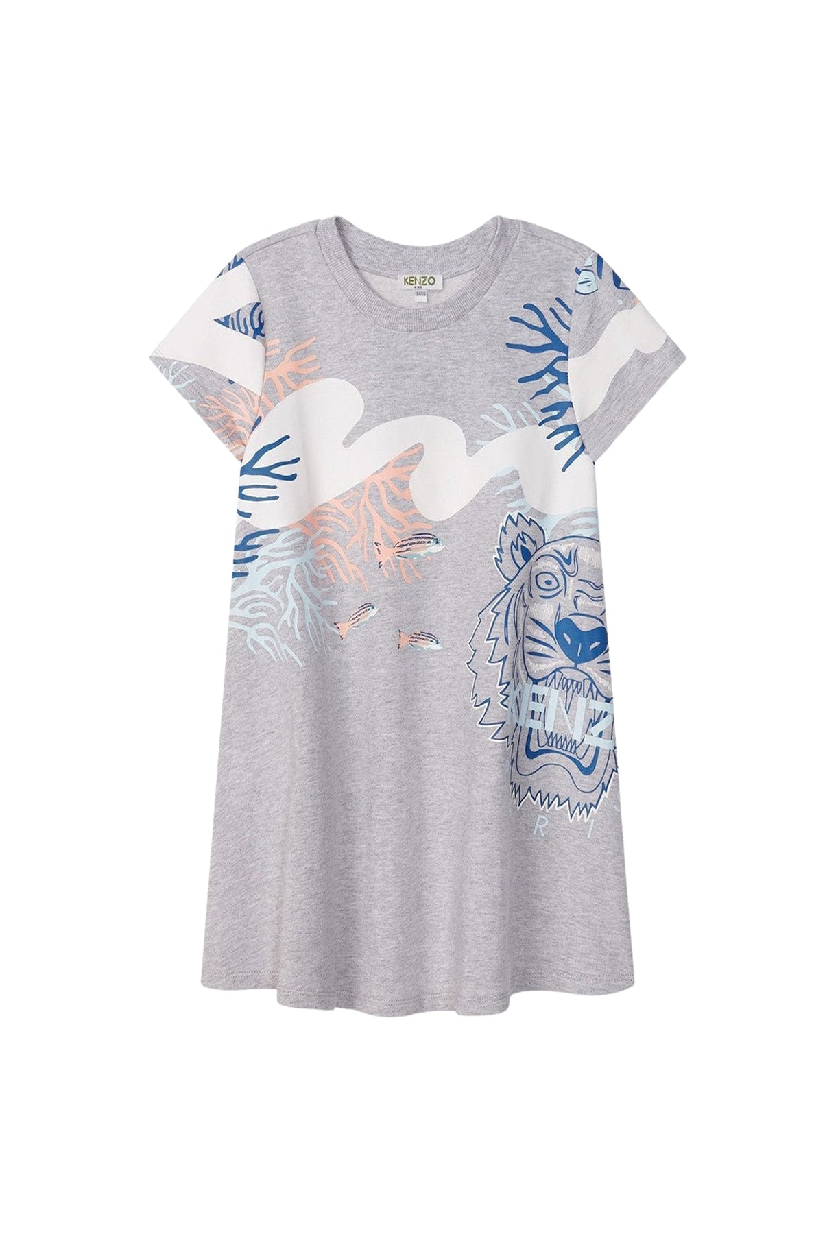Robe évasée multi icons - Pearl Grey