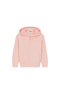 Sweatshirt zippé Kenzo Sport "Big X" - Pastel Pink