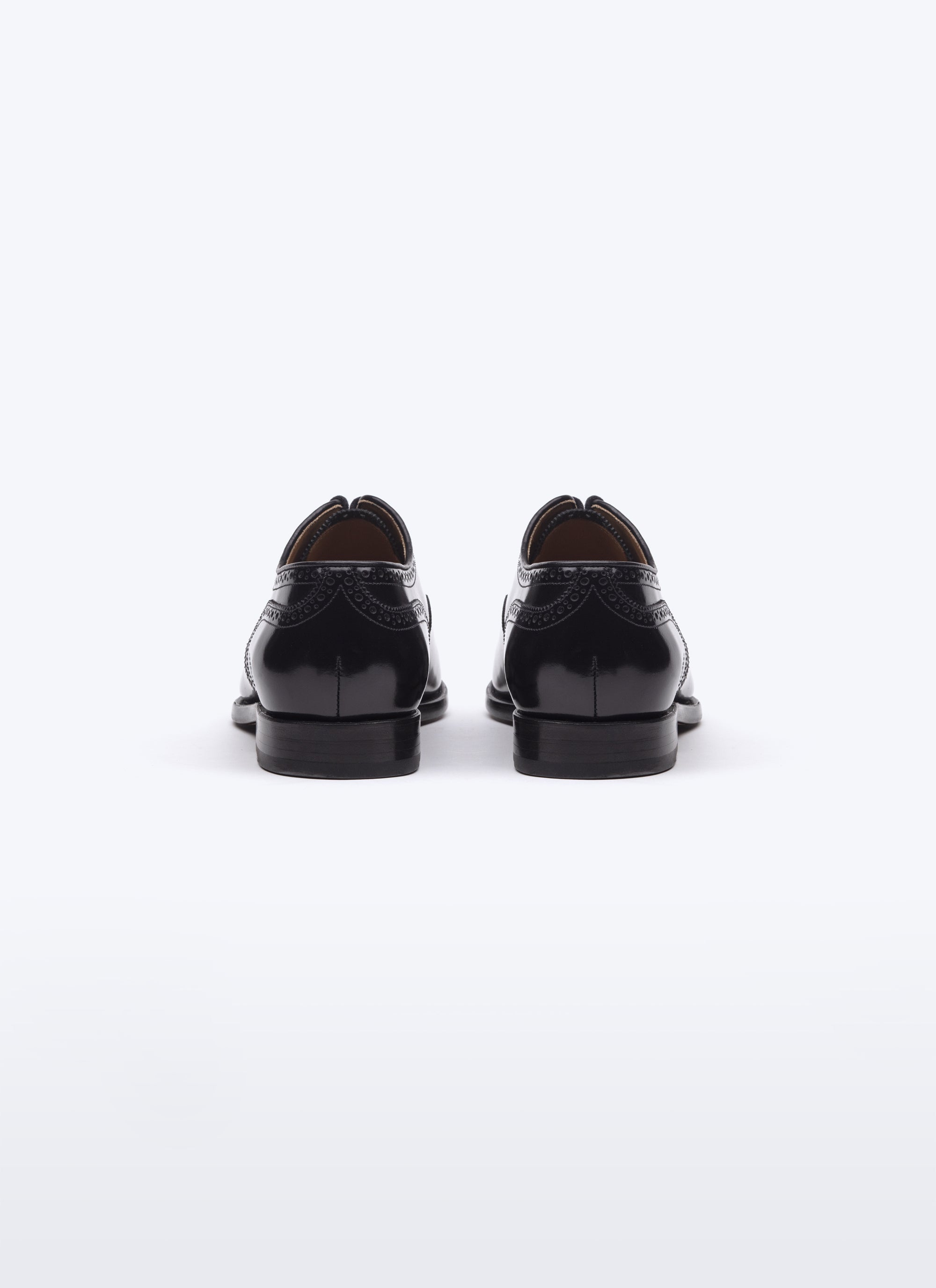 Richelieu en cuir - Noir