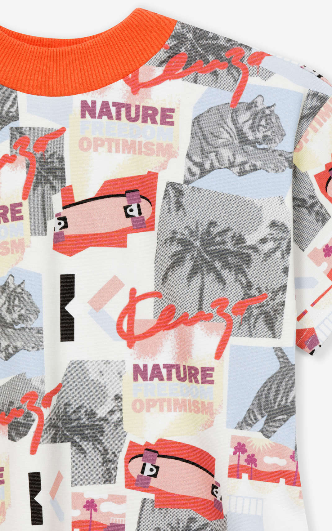 Robe multi-icons - Coral
