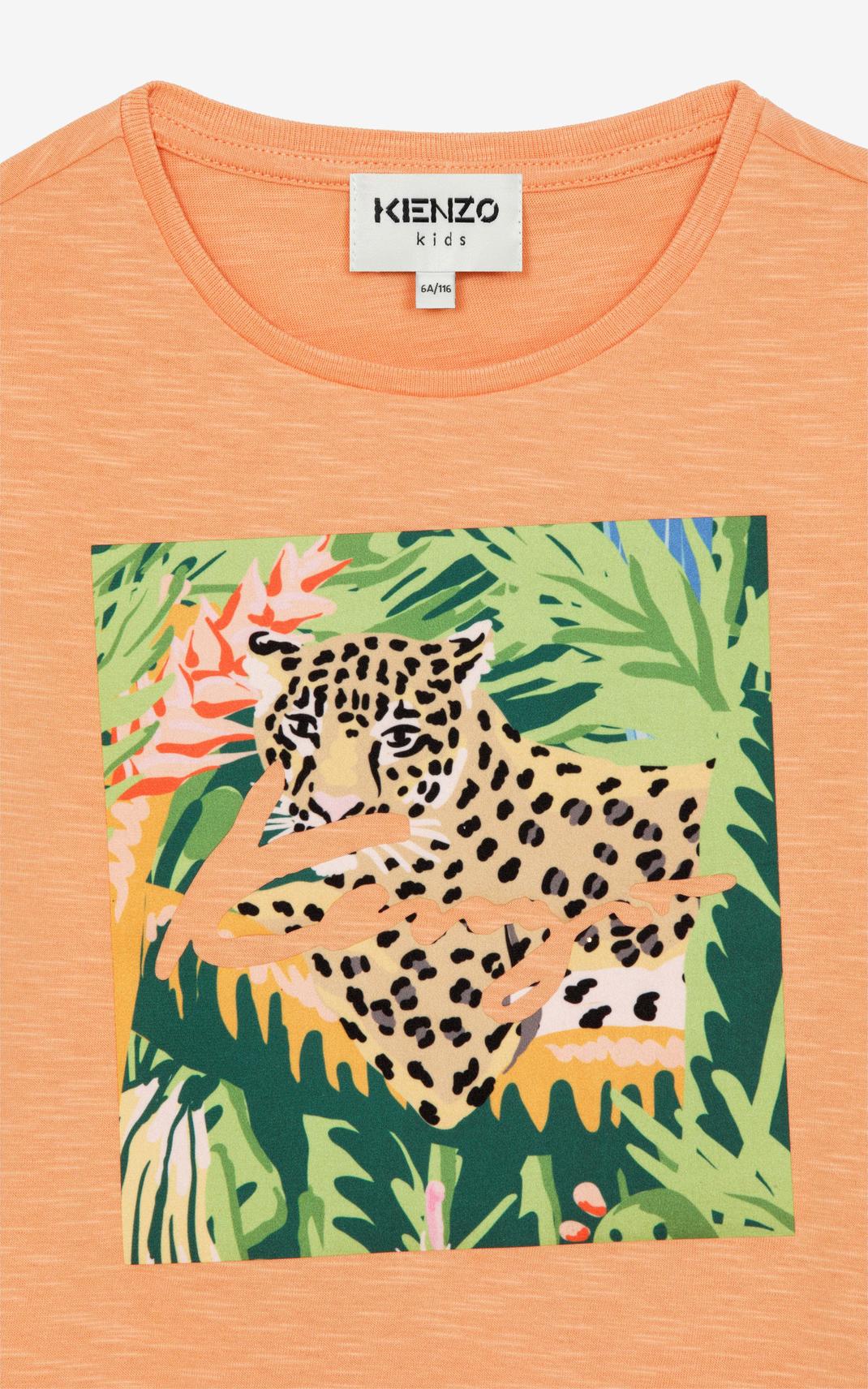 Kenzo tropical T-shirt - Raspberry