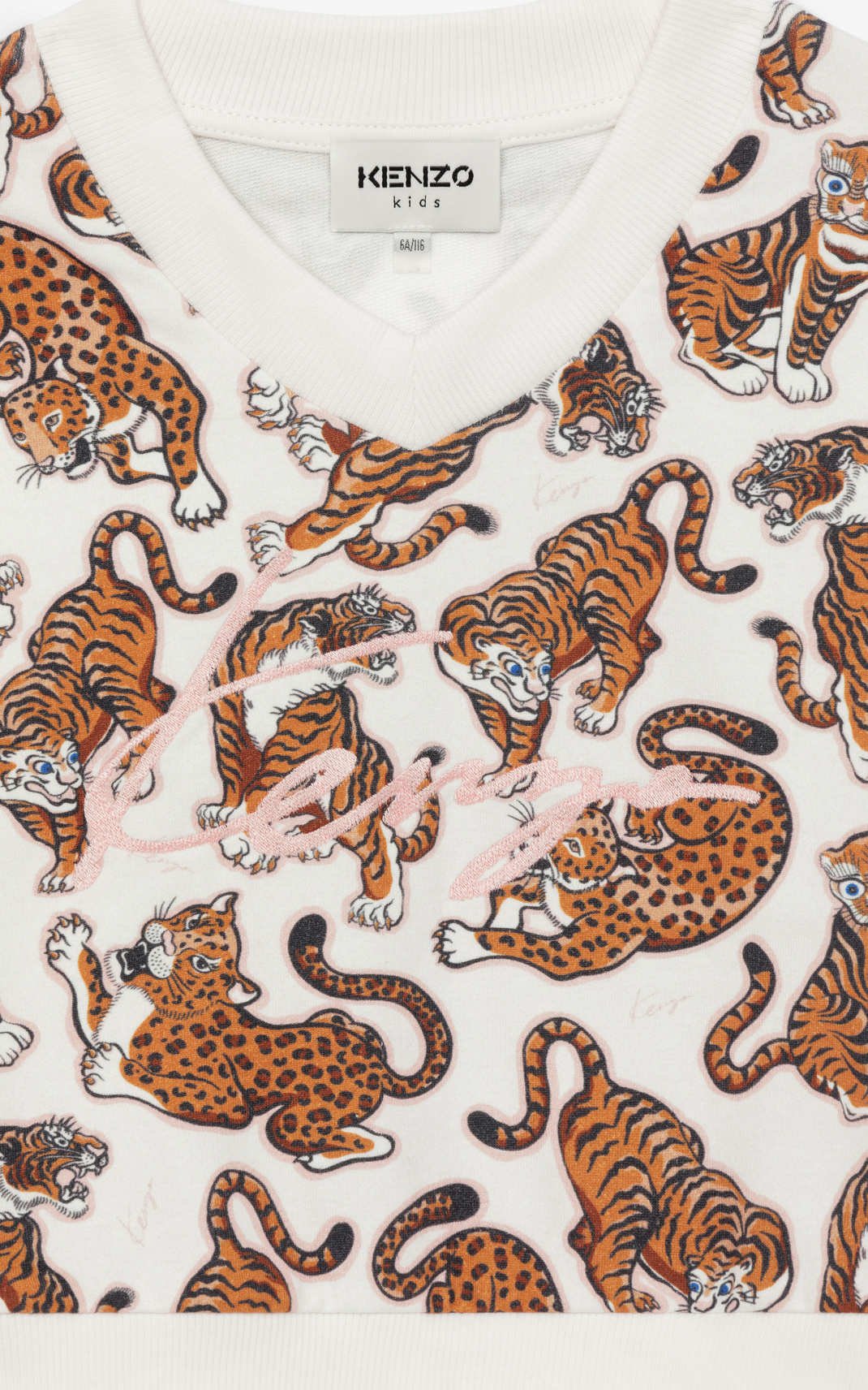 Sweatshirt Jumping Tiger - Off White