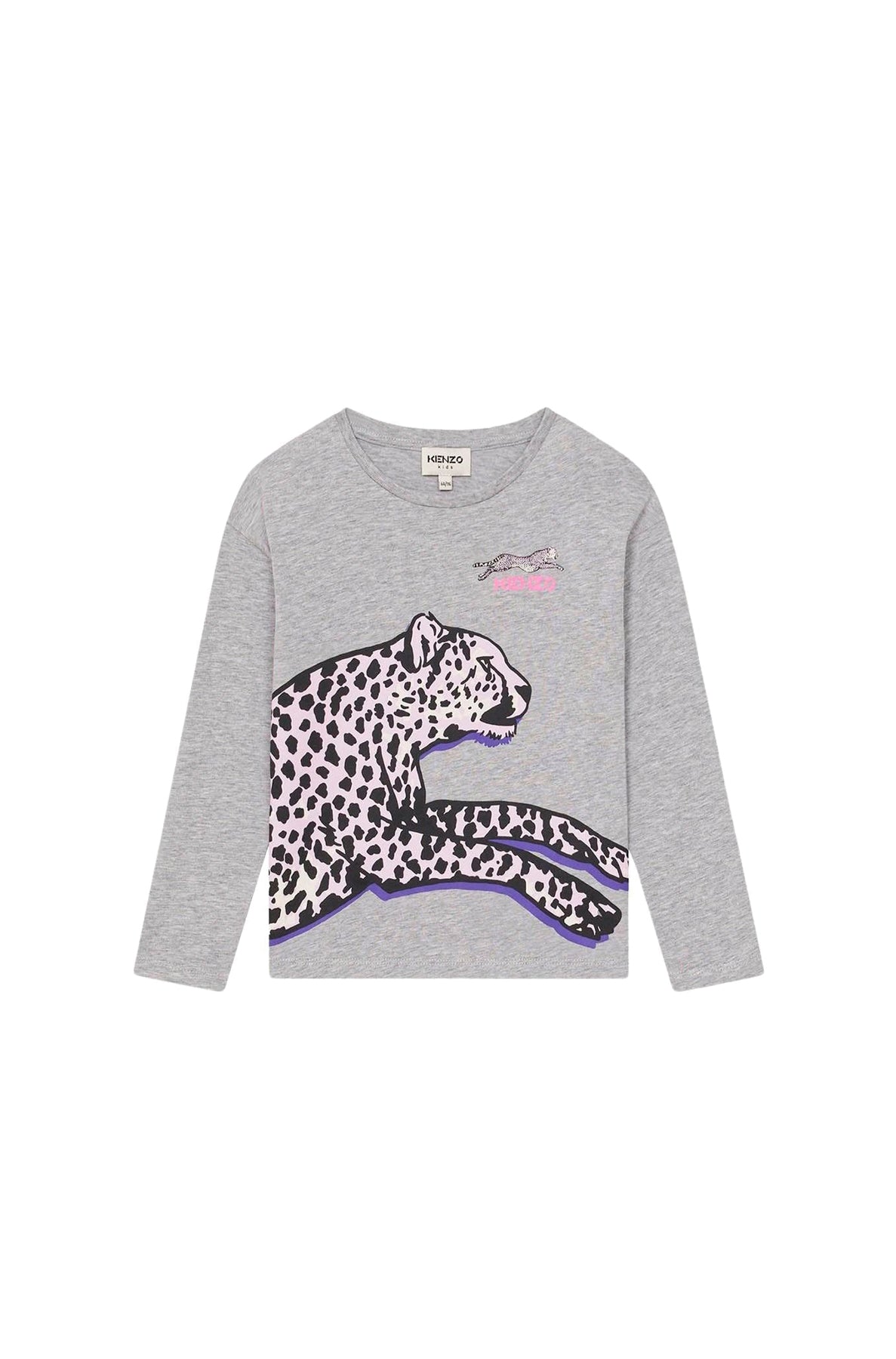 Top Guépard à manches longues - Pearl Grey