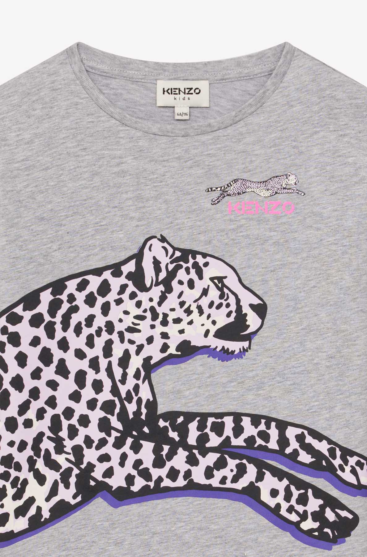 Top Guépard à manches longues - Pearl Grey