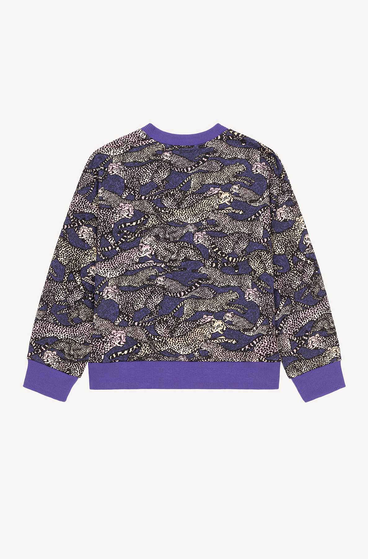 Sweatshirt Guépard - Deep Violet