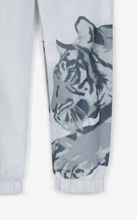 Elasticated ankle joggers - Light Blue