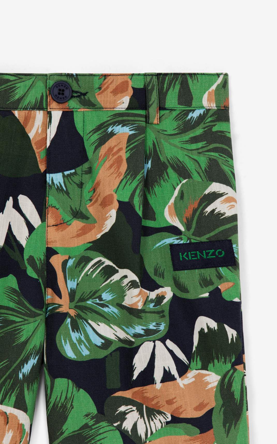 Short Kenzo Tropical - Navy Blue