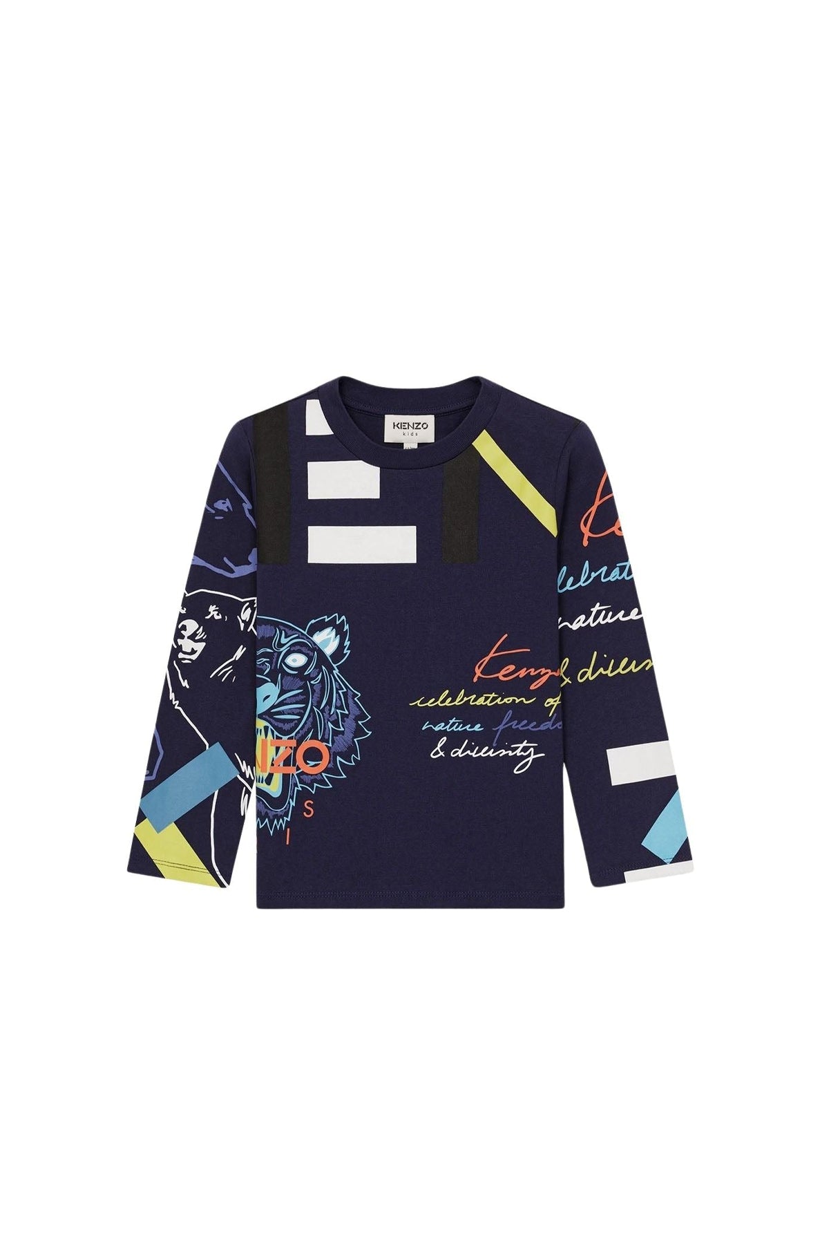 Multi-toned long-sleeved top - Anthracite