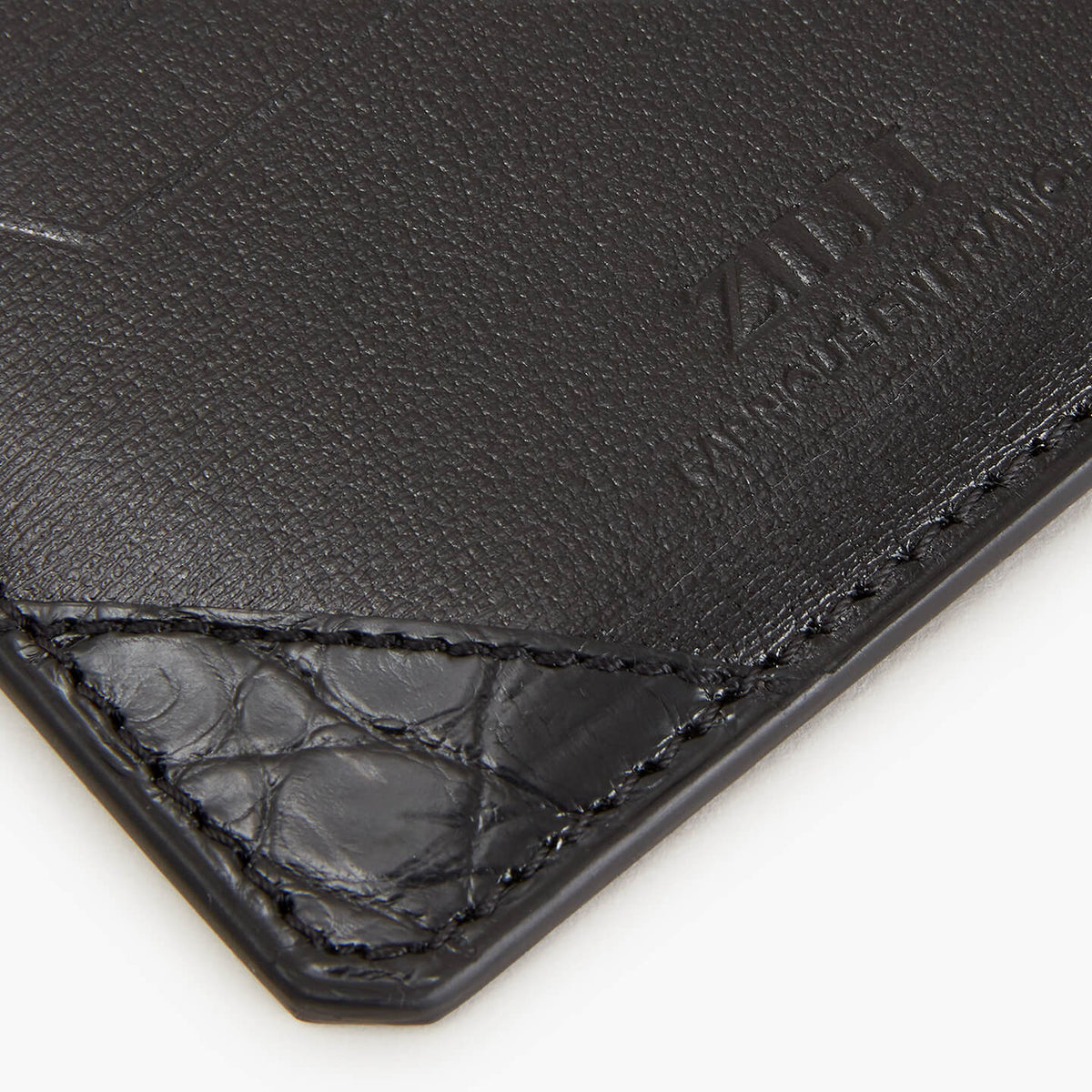Porte-cartes en cuir - Black