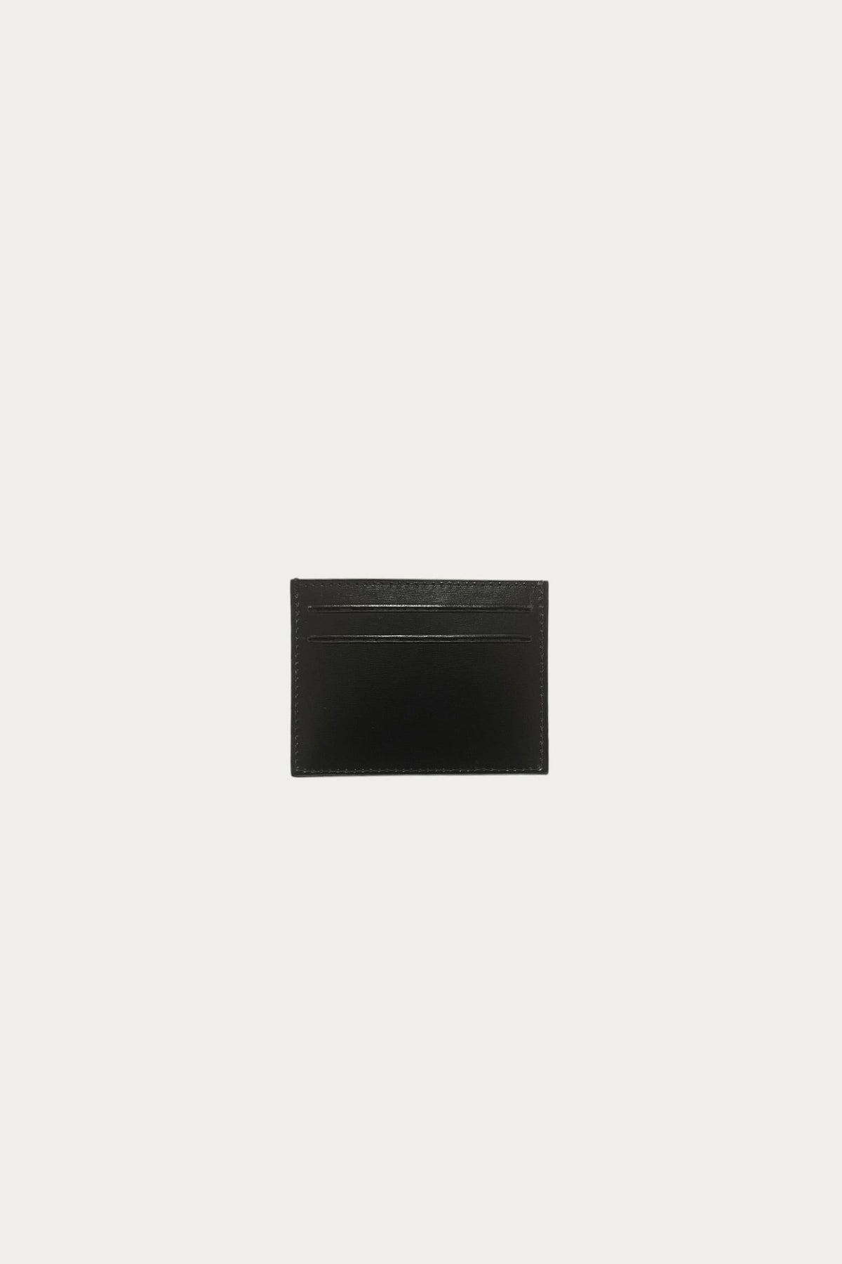 Leather card holder - Black