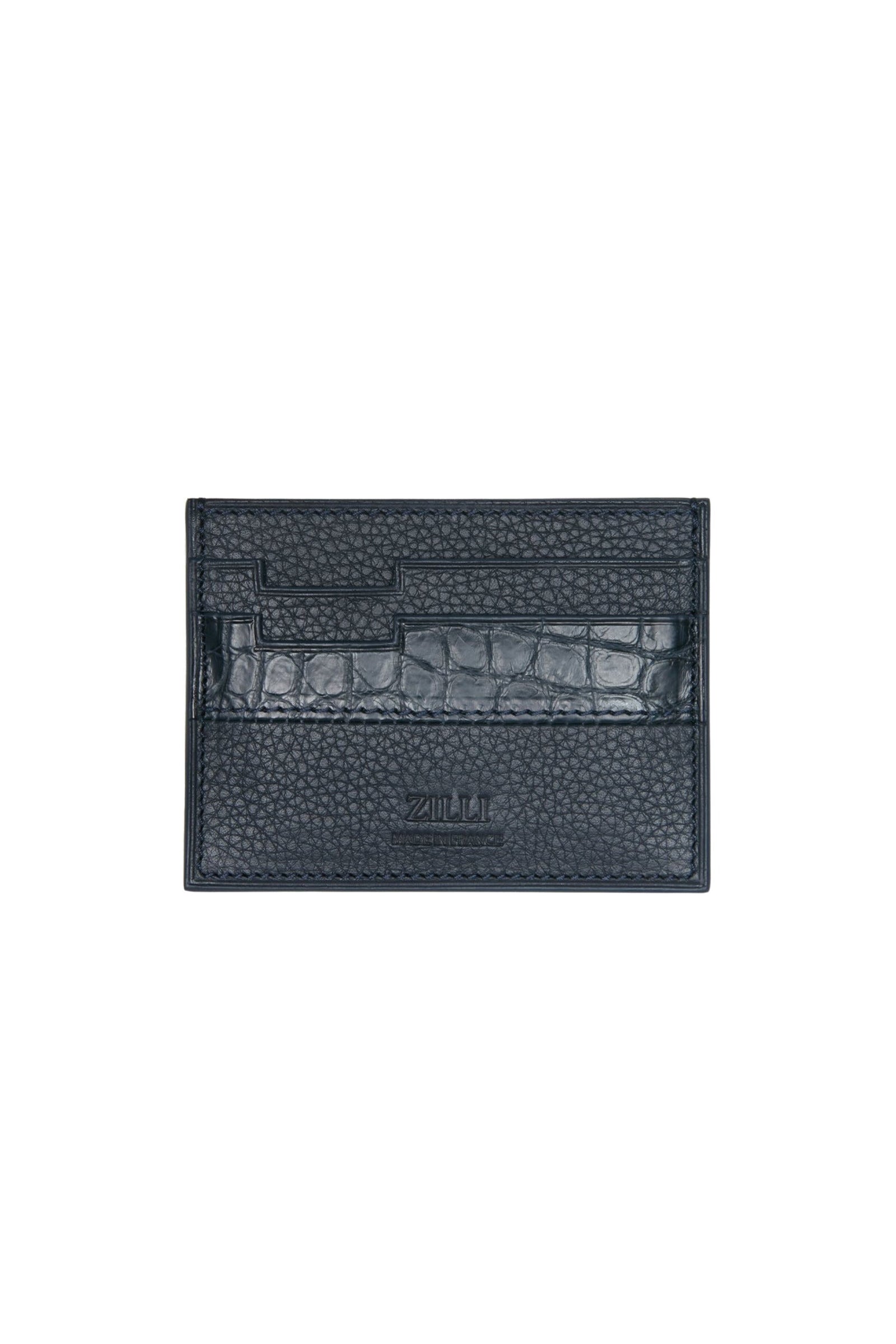 Porte-cartes en cuir - Noir