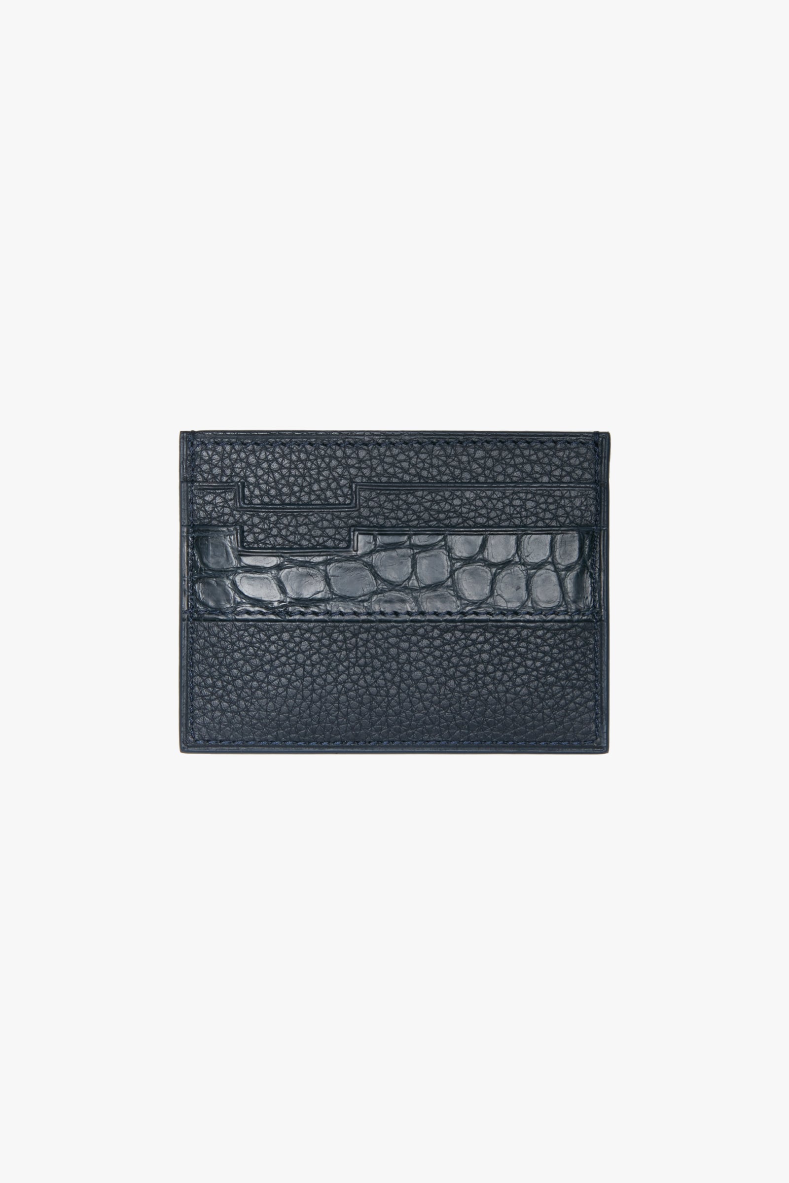 Porte-cartes en cuir - Noir