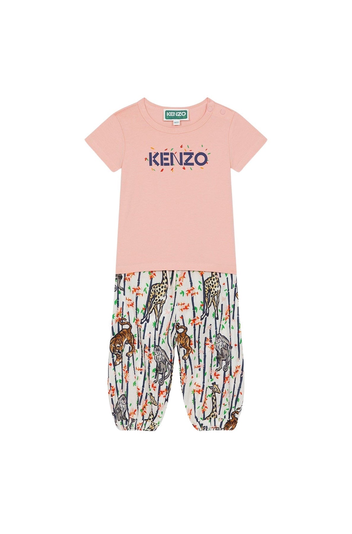 Ensemble T-shirt et pantalon "Bamboo" - Ecru