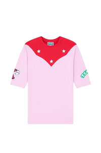 Robe Kenzo Club Baseball Stars - Flamingo Pink