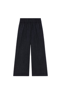 Kenzo Club Baseball Stripe Trousers in wool - Deep Sea Blue