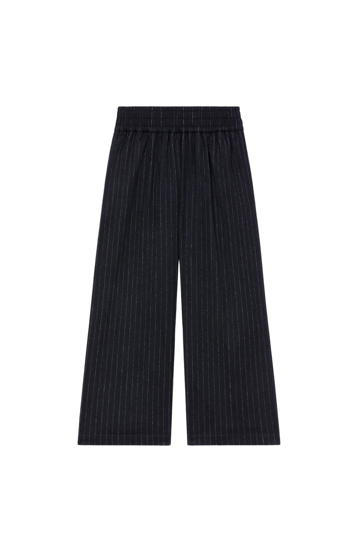 Kenzo Club Baseball Stripe Trousers in wool - Deep Sea Blue