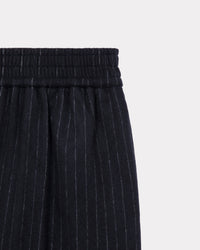 Kenzo Club Baseball Stripe Trousers in wool - Deep Sea Blue