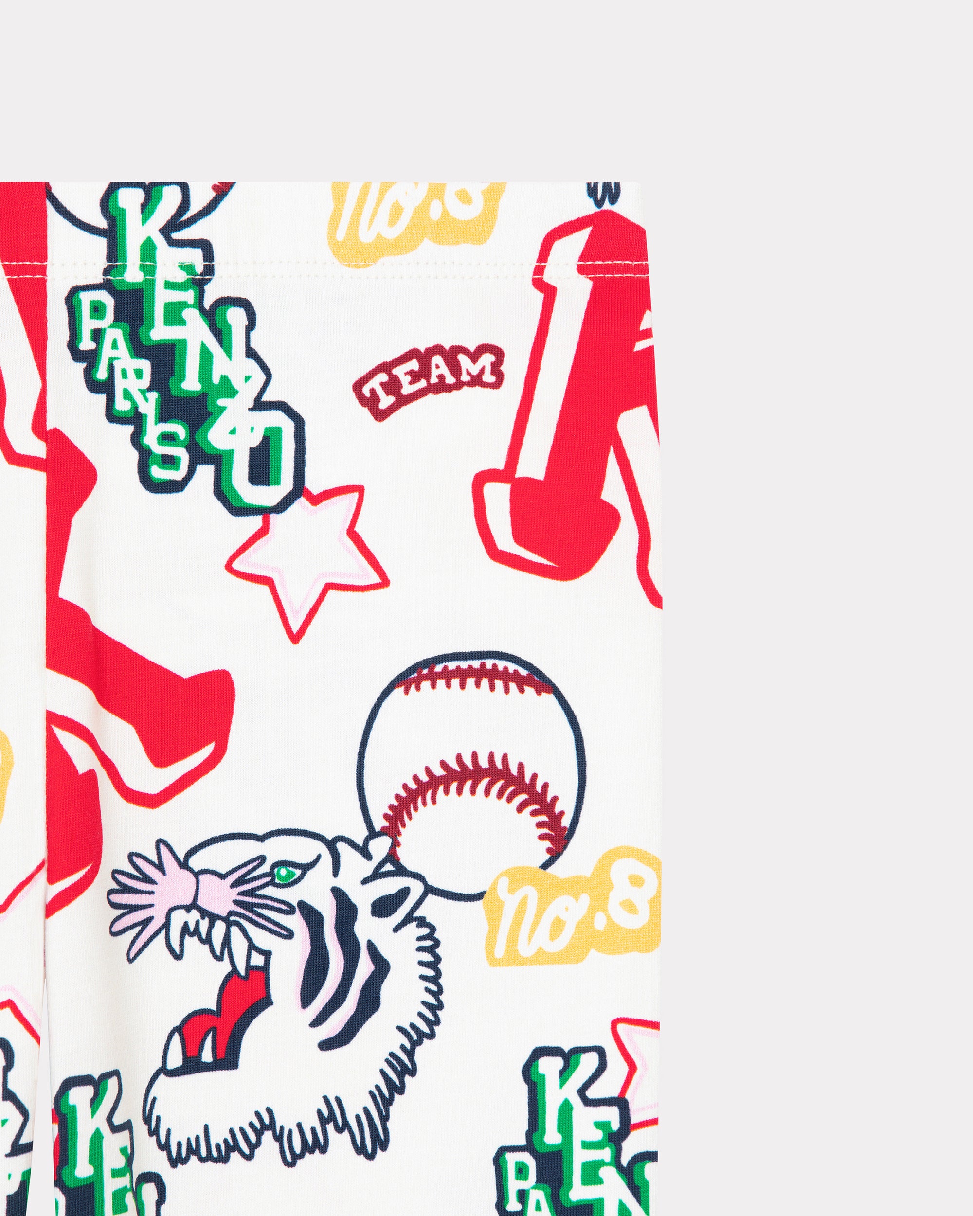 Legging "Kenzo Club Baseball" - Cream