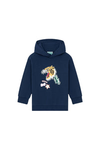 Sweatshirt Kenzo Club Varsity Tiger - Deep Sea Blue