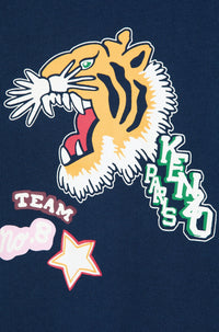 Sweatshirt Kenzo Club Varsity Tiger - Deep Sea Blue
