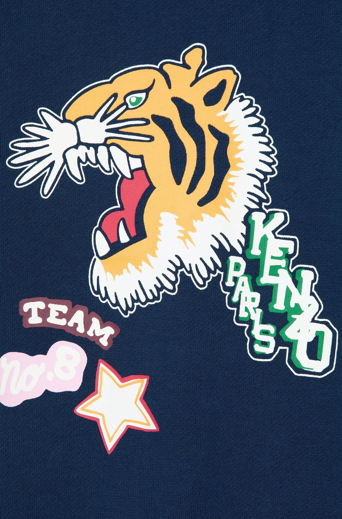 Sweatshirt Kenzo Club Varsity Tiger - Deep Sea Blue