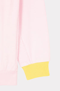 Sweatshirt Jungle Game Elephant - Pastel Pink