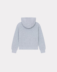 Sweatshirt brodé à capuche "Festive" - Pearl Grey
