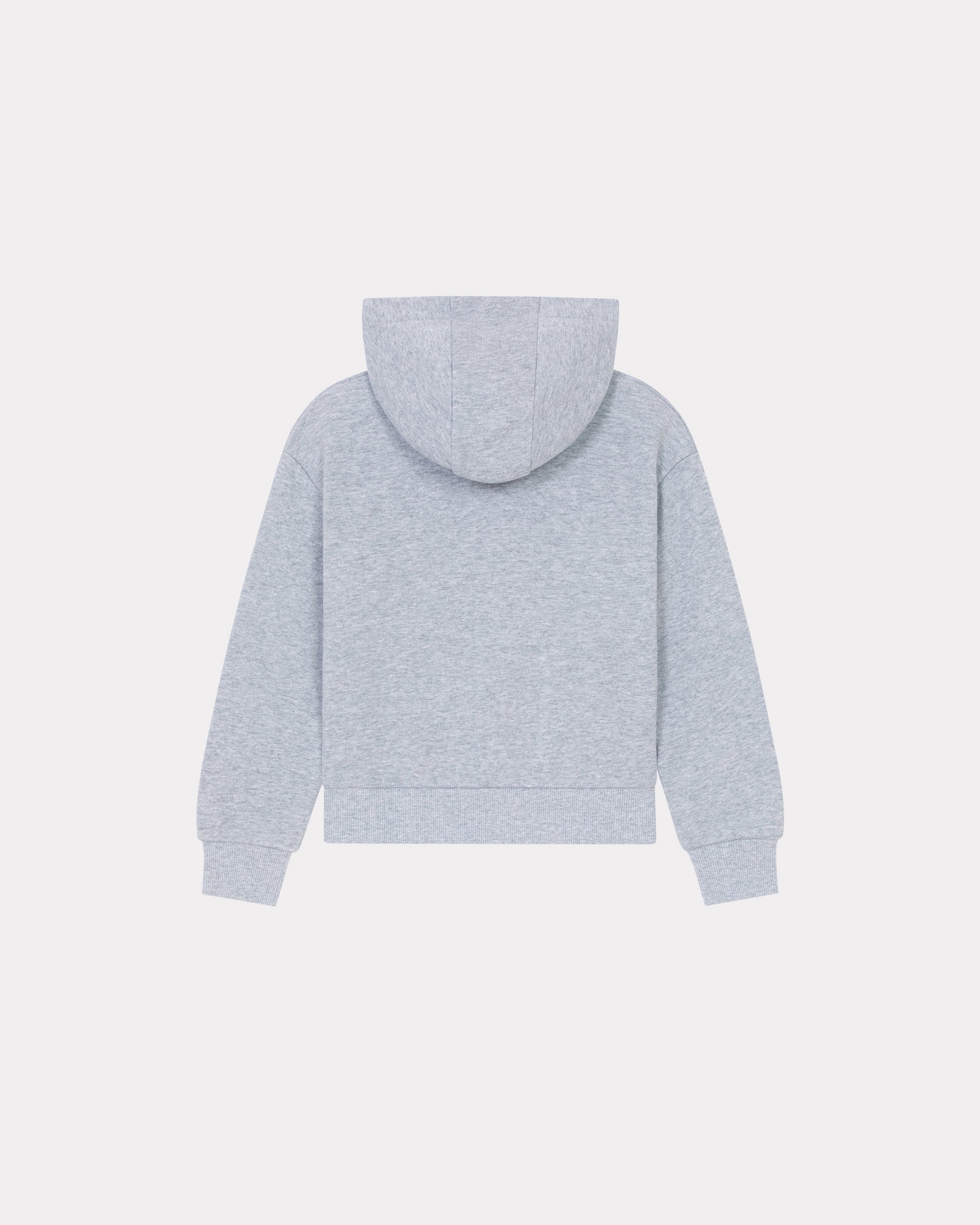 Sweatshirt brodé à capuche "Festive" - Pearl Grey