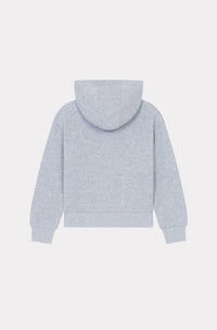 Sweatshirt brodé à capuche Festive - Pearl Grey