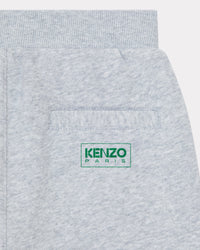 Bermuda shorts with screen-printed logo - Pale Grey