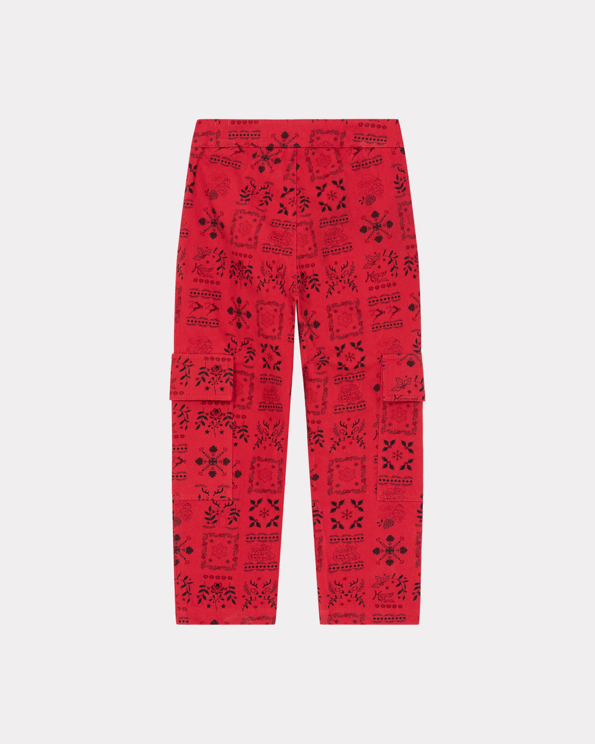 Jean imprimé avec poches "Festive" - Vermillion