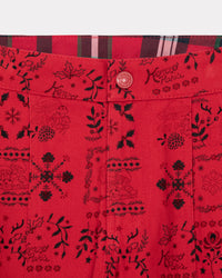 Jean imprimé avec poches "Festive" - Vermillion