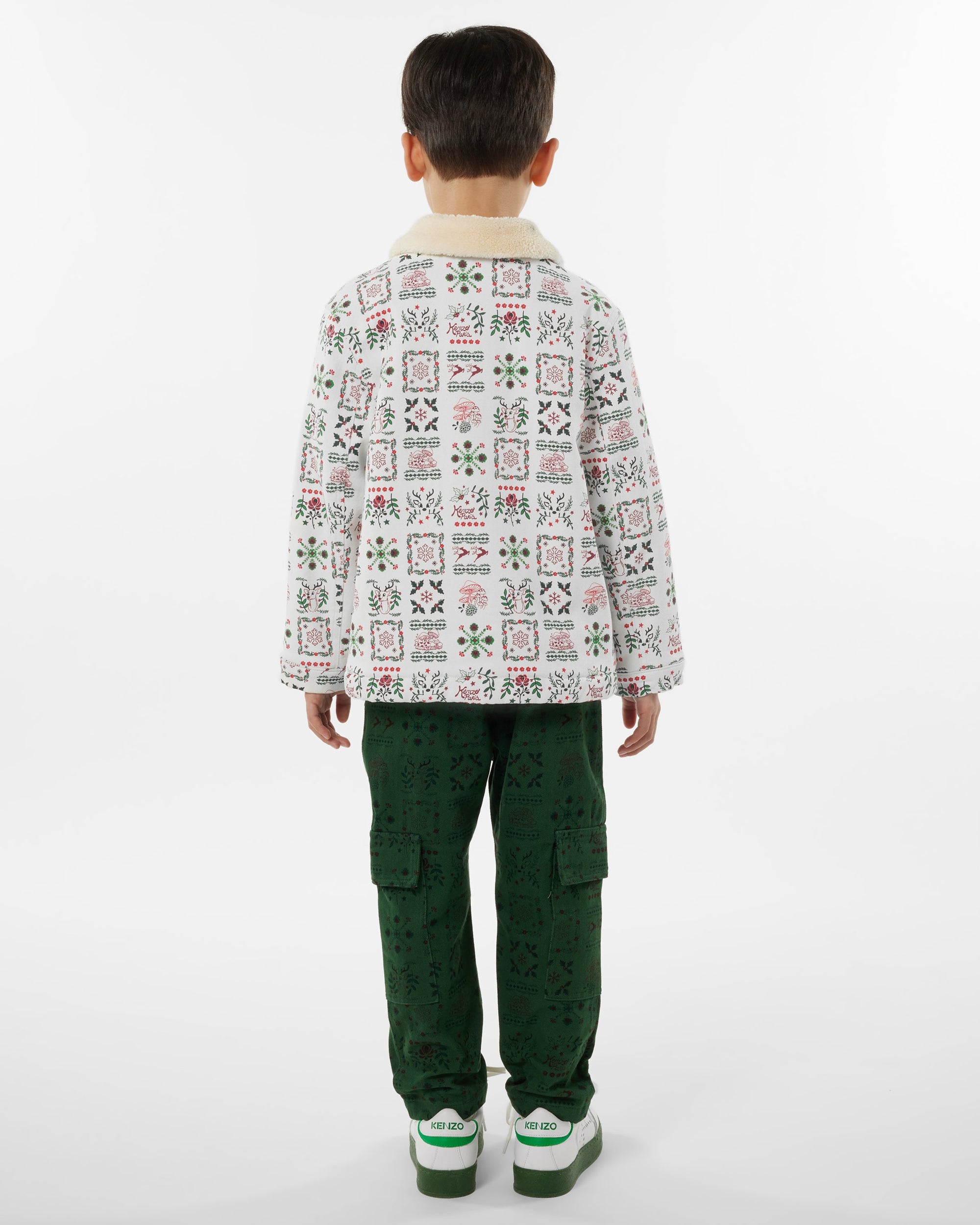 Jean imprimé avec poches "Festive" - Vermillion