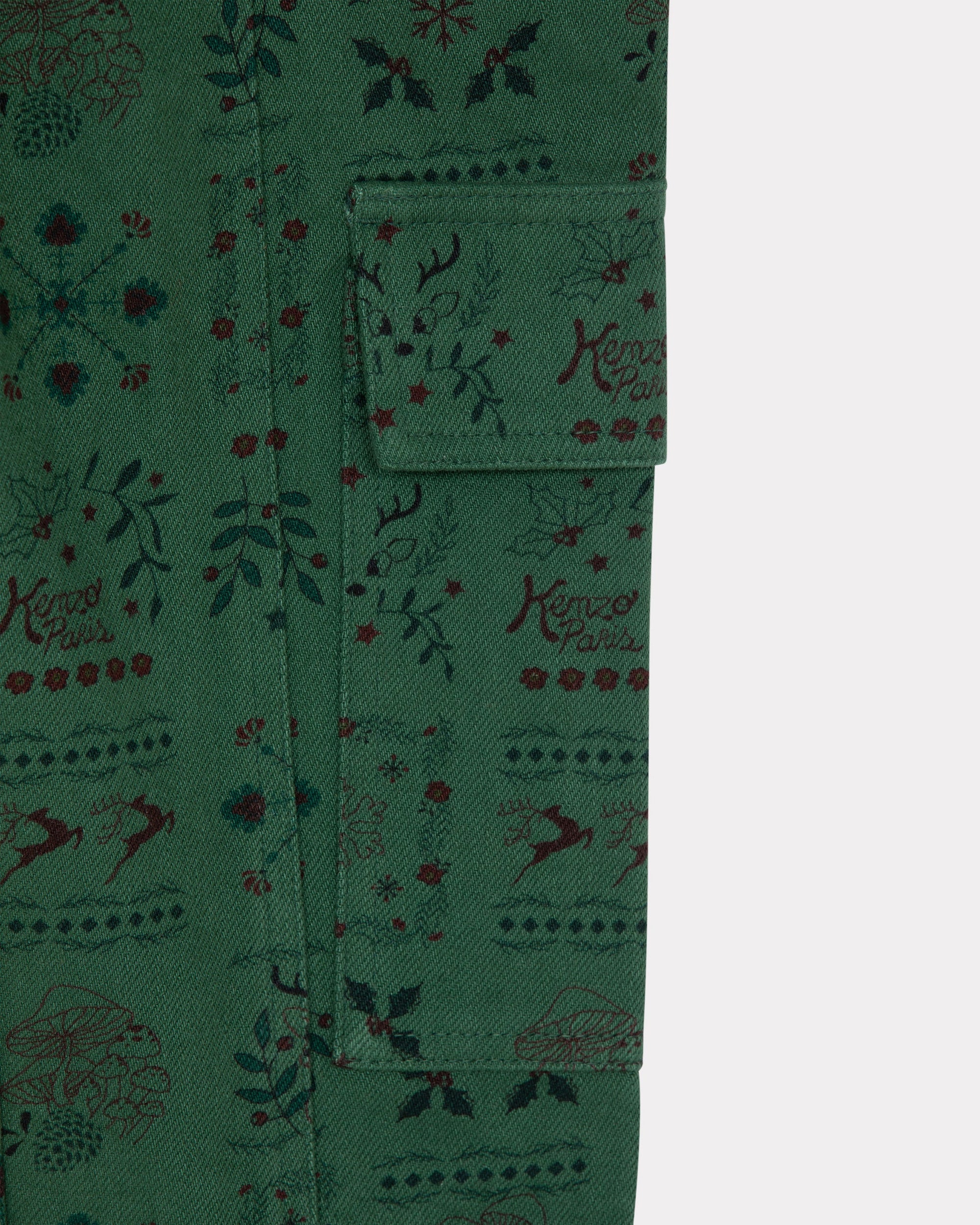 Jean imprimé avec poches "Festive" - Vermillion