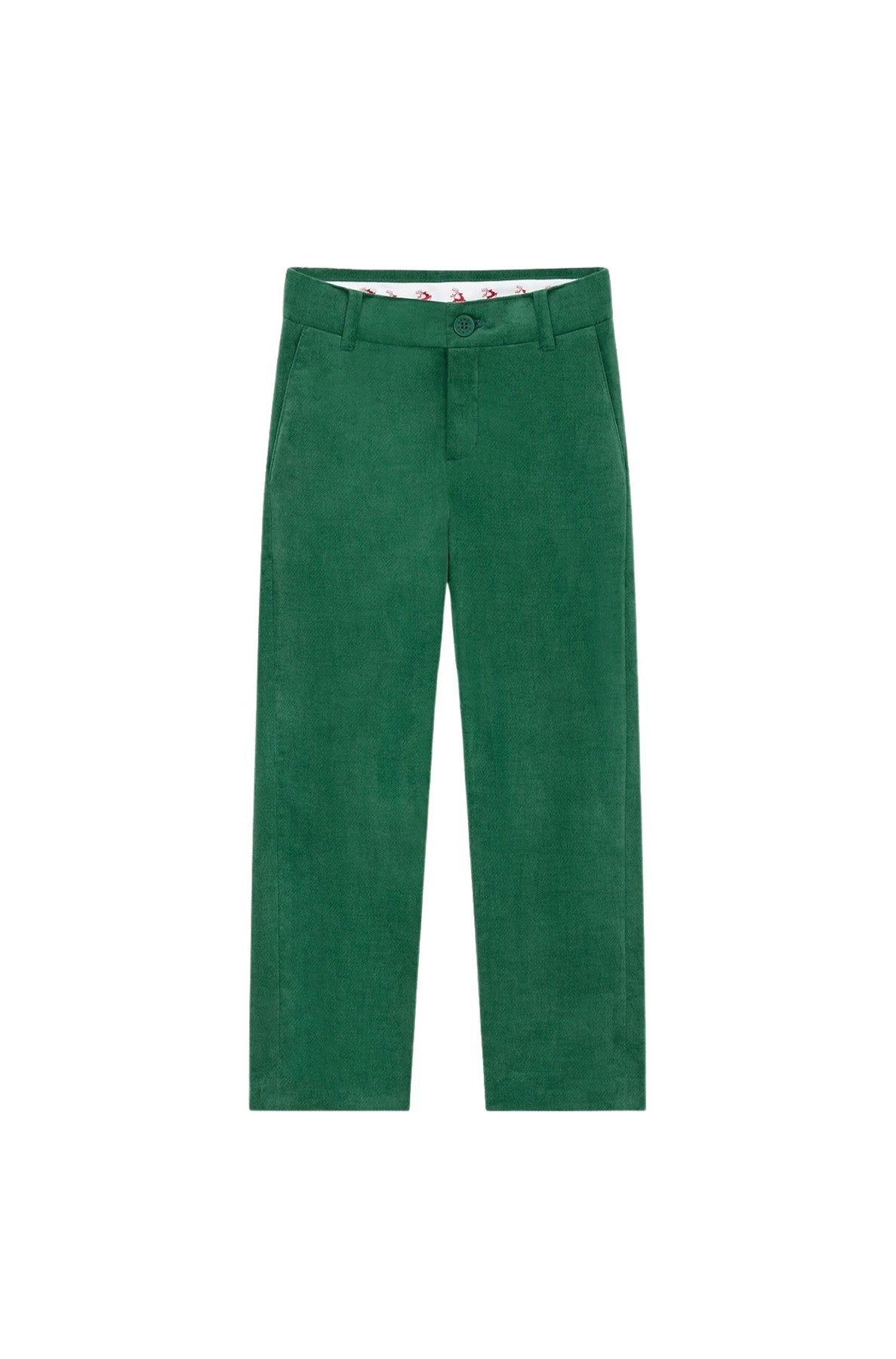 Pantalon en velours palatine "Festive" - Pine
