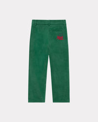 Pantalon en velours palatine "Festive" - Pine