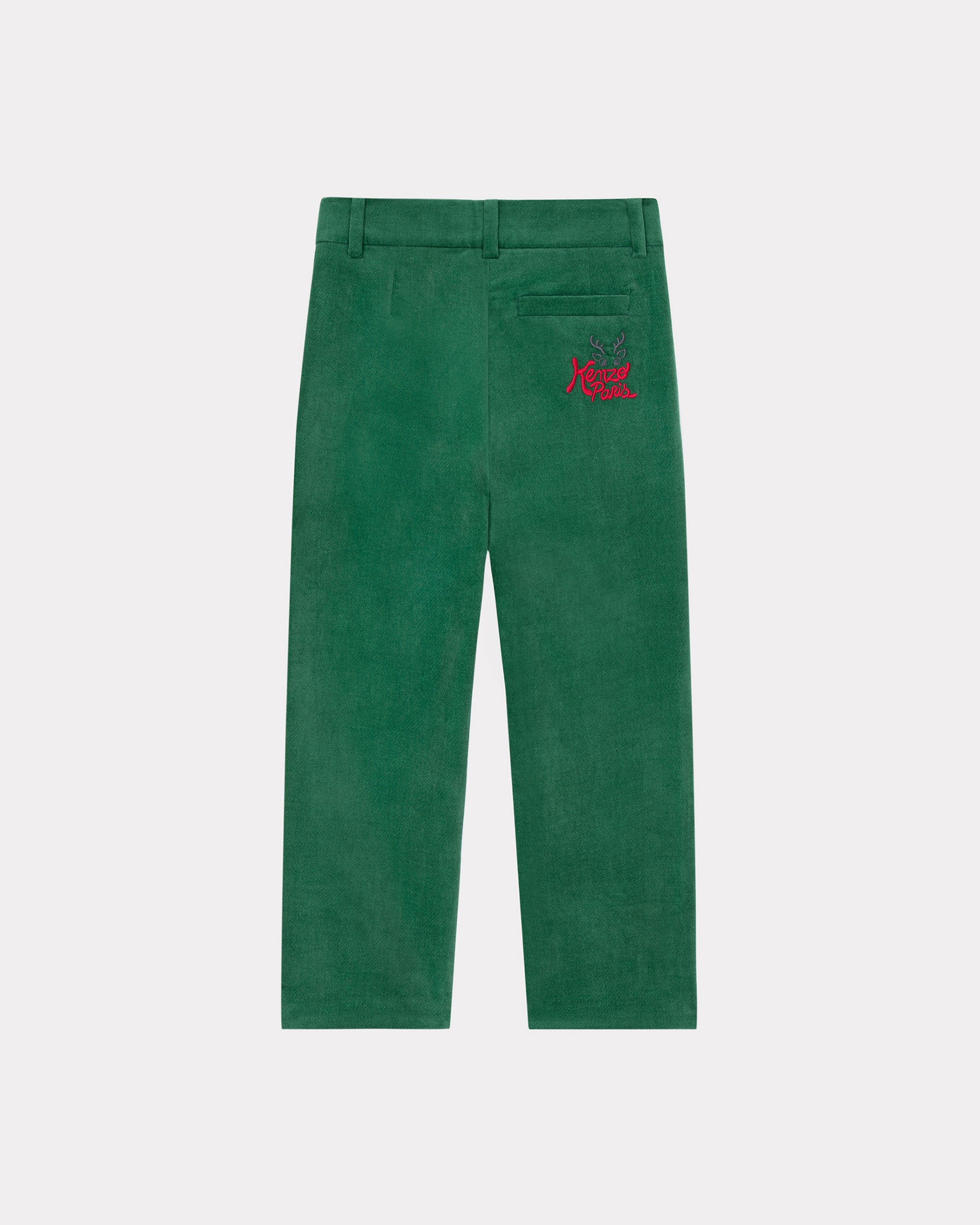 Pantalon en velours palatine "Festive" - Pine