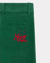 Pantalon en velours palatine "Festive" - Pine