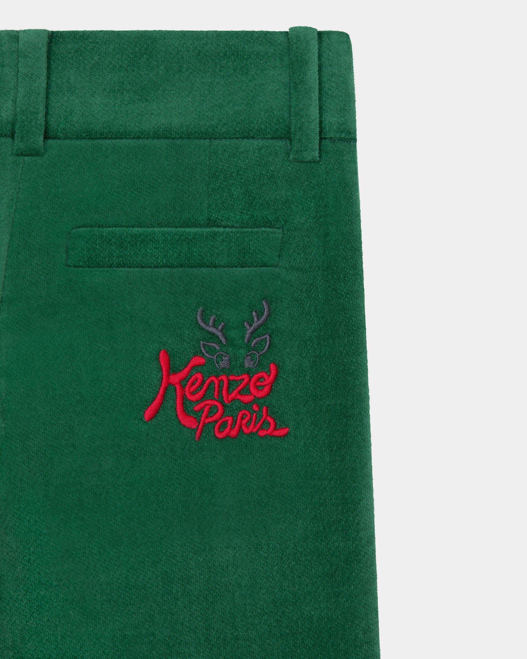 Pantalon en velours palatine "Festive" - Pine