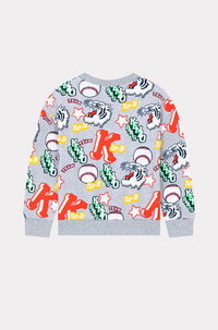 Sweatshirt Kenzo Club Baseball - Pale Grey
