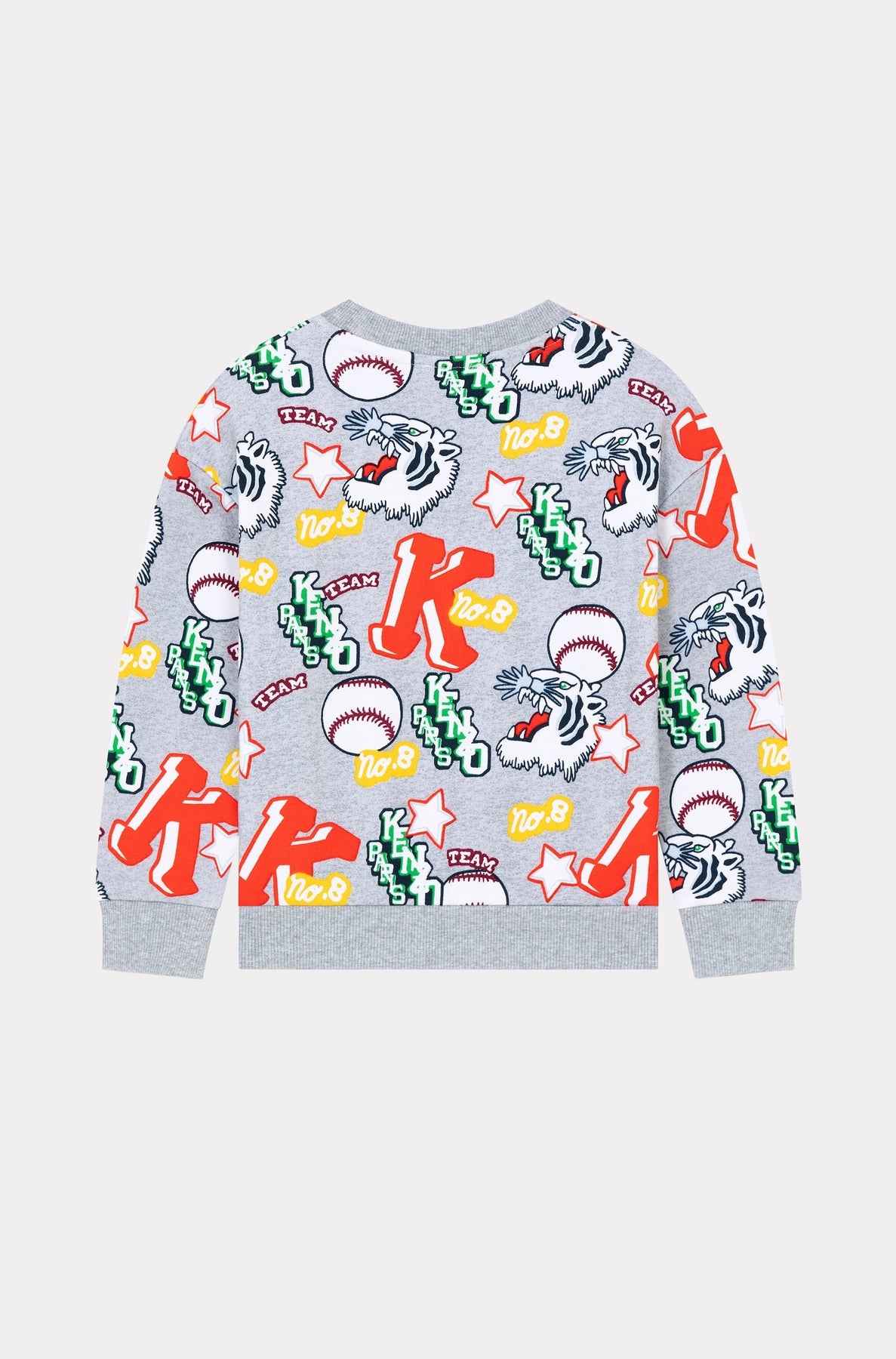 Sweatshirt Kenzo Club Baseball - Pale Grey