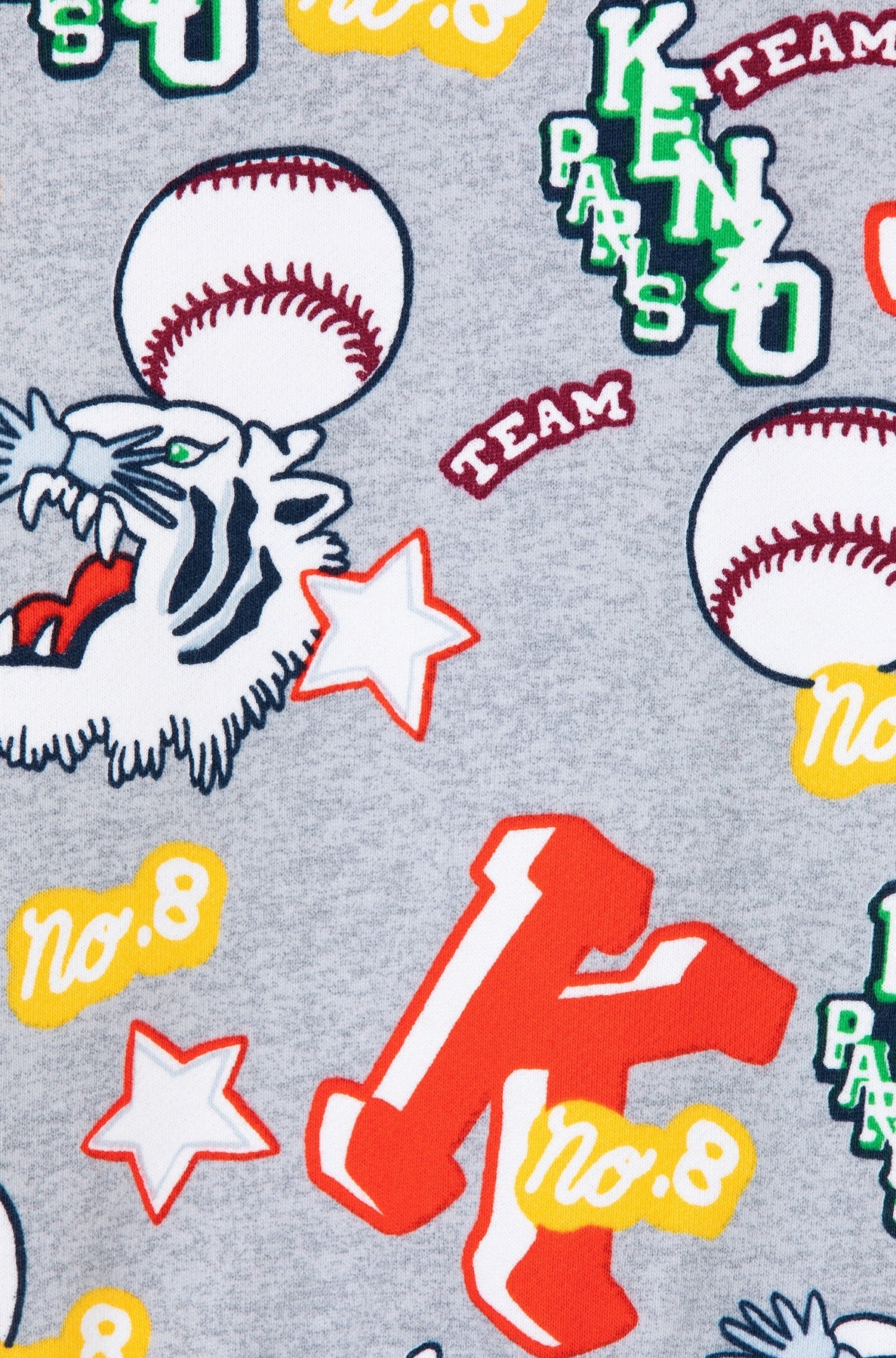 Sweatshirt Kenzo Club Baseball - Pale Grey