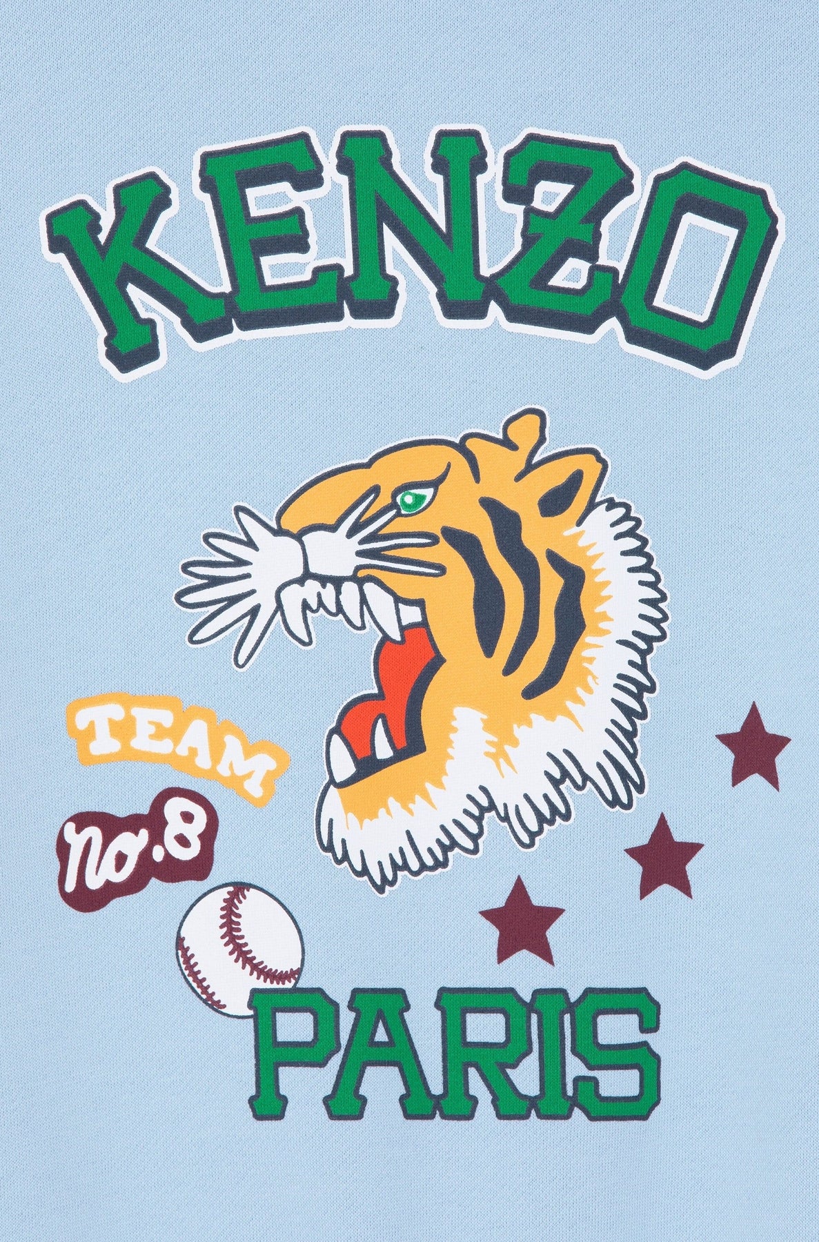 Sweatshirt Kenzo Club Varsity Tiger - Deep Orange